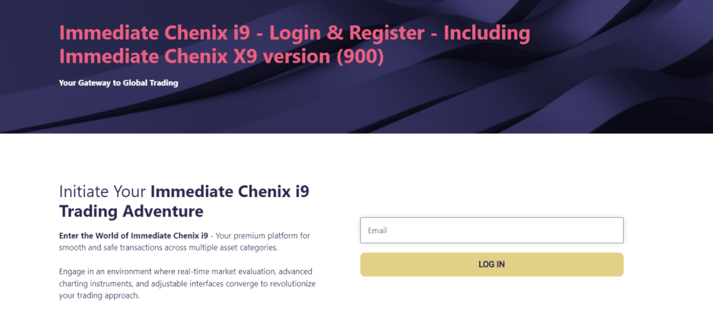 Immediate i7 Chenix (V 7000) login