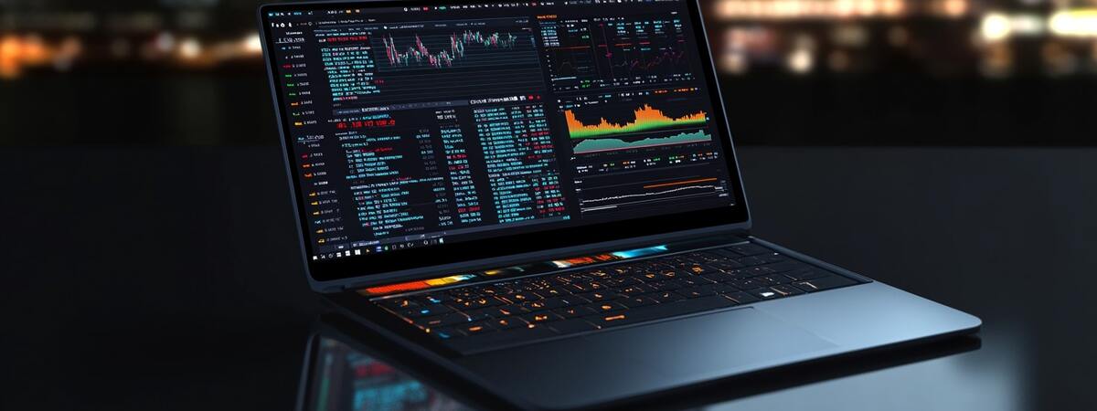 Chain Adipex Xp: Zautomatyzowana platforma handlowa oparta na sztucznej inteligencji rewolucjonizuje handel kryptowalutami 5 Chain Adipex Xp Wykres handlowy na laptopie (2)