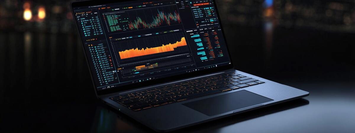 Instant V7 Akpro (0.7): Plataforma de Trading Automatizado con IA y Alta Rentabilidad 4 Instant V7 Akpro (0.7) Gráfico de operaciones en la computadora portátil (4)