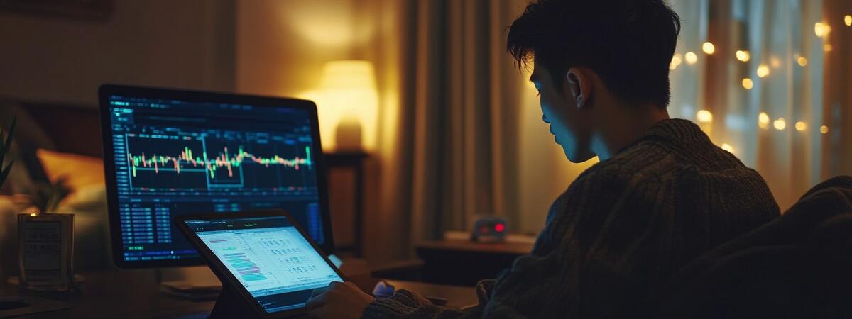 Instant 0.6 Akpro (600X): La Plataforma de Trading de Criptomonedas que Revoluciona tu Experiencia 3 Instant 0.6 Akpro (600X) Trader enfocado en observar las tendencias del mercado (6)